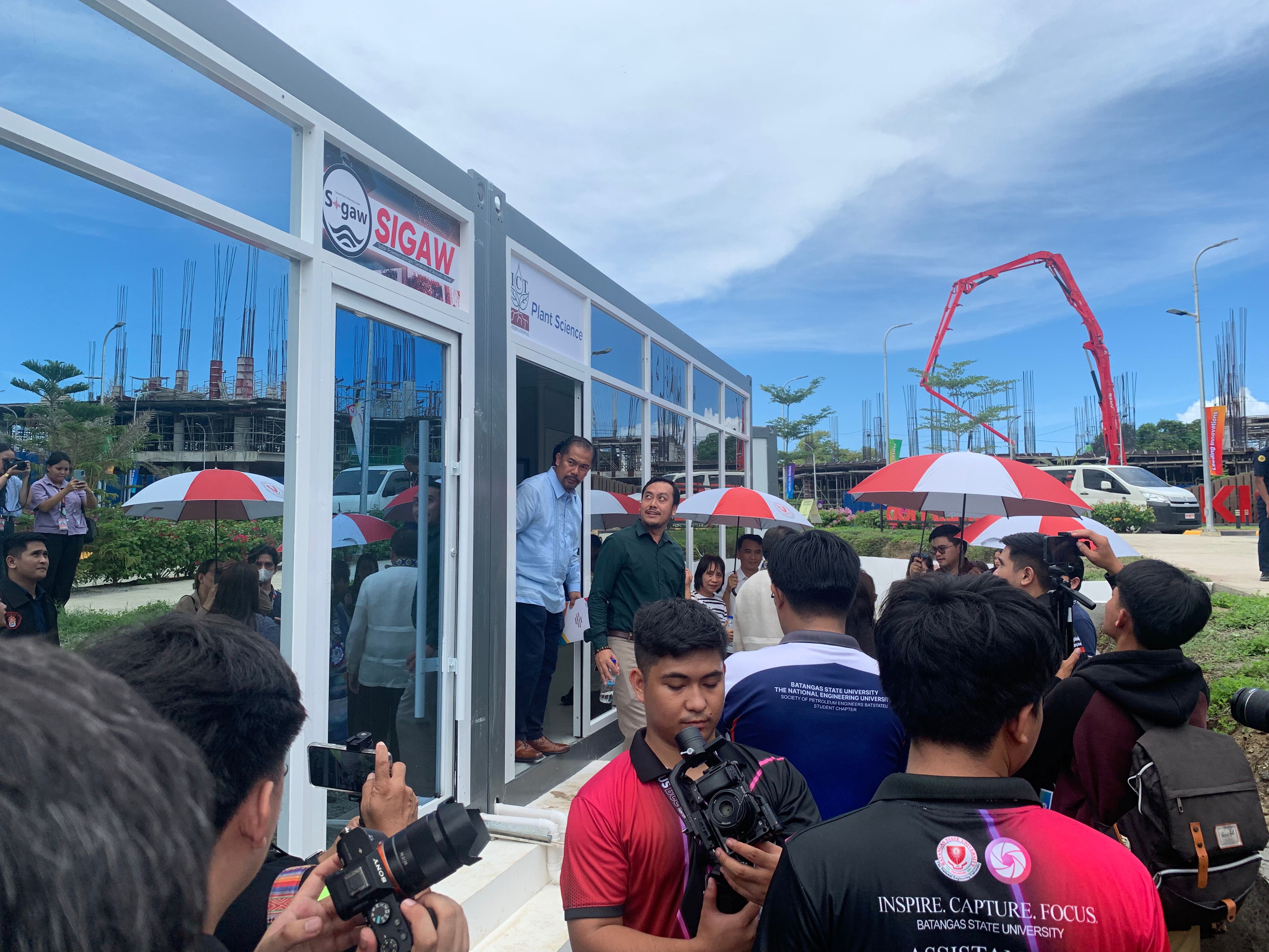 Modular locator spaces located within the KIST Park. Jonathan Cellona, ABS-CBN News/File